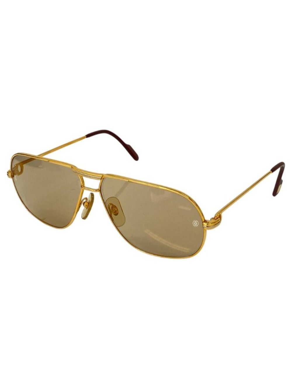 Cartier Trinity Teardrop Sunglasses Gold Color Frame Eyewear